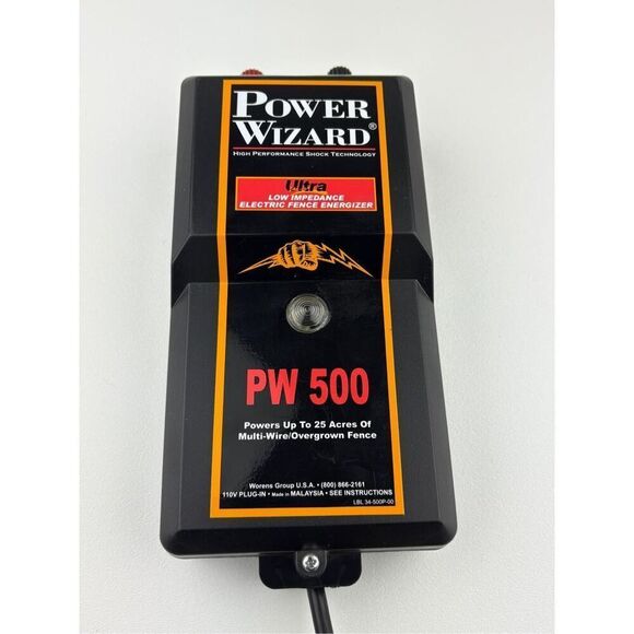 Power Wizard PW500 Electric Fence Energizer EF2227 - Picture 1 of 5